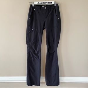 Marmot Black Soft Shell Snow Ski Winter Straight Leg Pants Size 2
